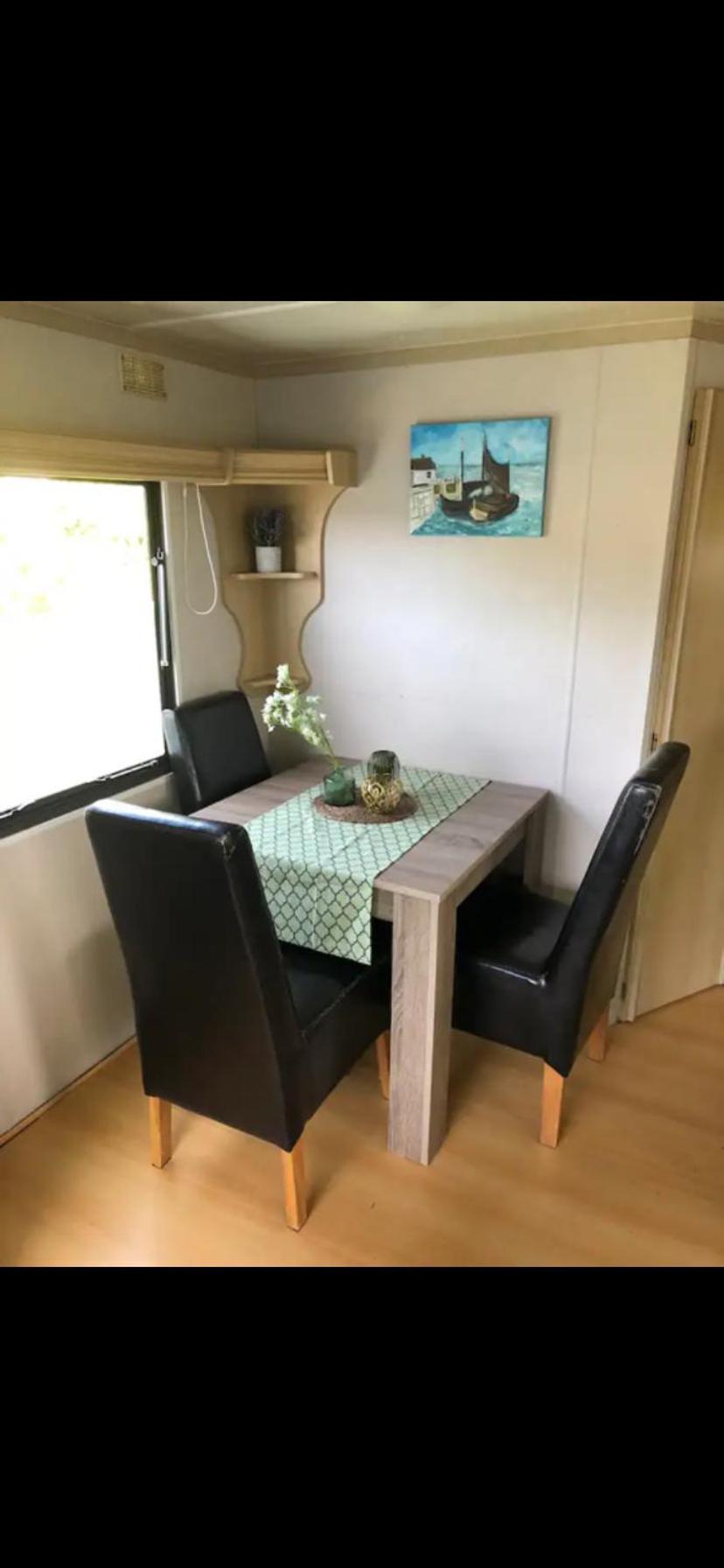 Stacaravan Het Zicht Scherpenisse Buitenkant foto